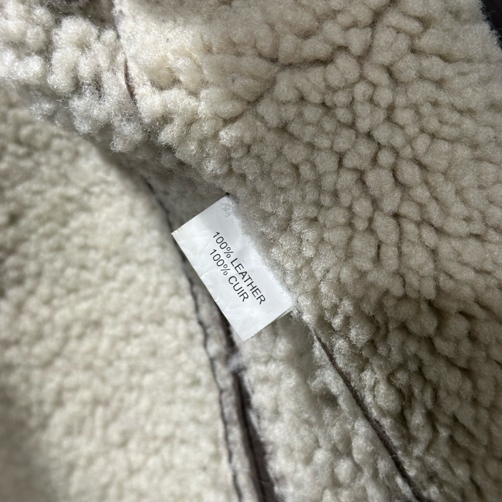 INTERMIX shearling jacket Size P - Picture 6 of 6
